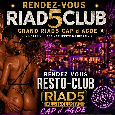Village Naturiste Cap D'agde Libertin Location Club 5 Aparthotel