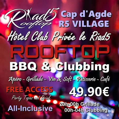 5 Cap Libertin Village Naturiste شقة فندقية 2*