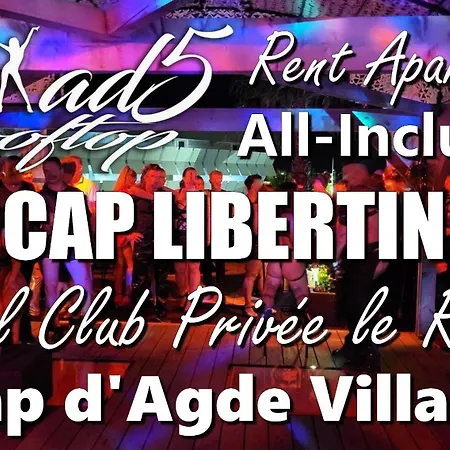 5 Cap Libertin Village Naturiste Lägenhetshotell