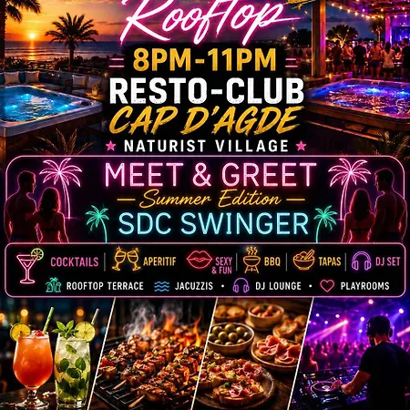 Village Naturiste Cap D'agde Libertin Location Club 5 3*